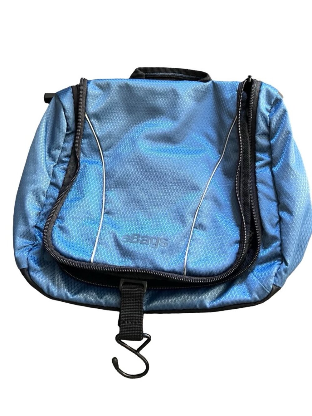 eBags Blue Hanging Toiletry Bag Travel Organizer Cosmetic Dopp Kit